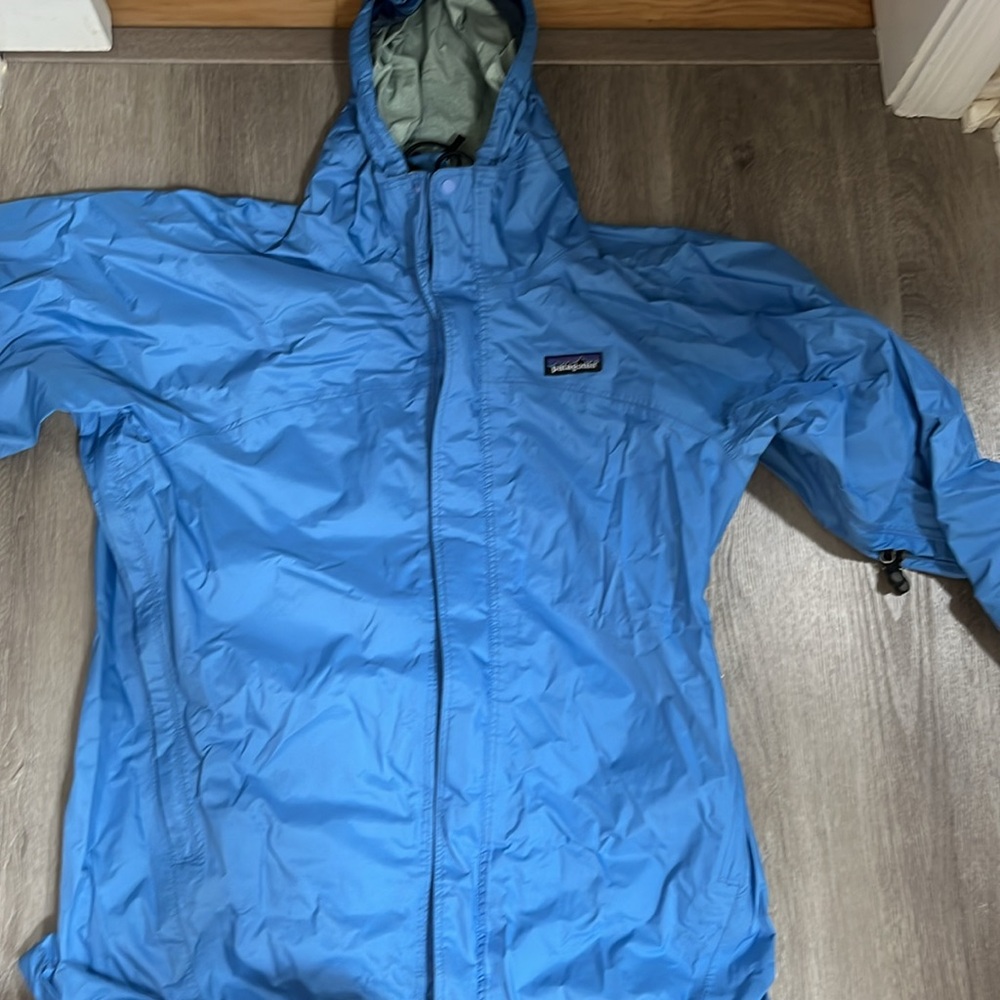 Blue PATAGONIA Rain Jacket